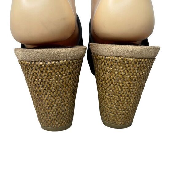 Style & Co. Black Wedge Sandals Slides Comfort Casual‎ Shoes Women's Size 8M - Picture 6 of 11